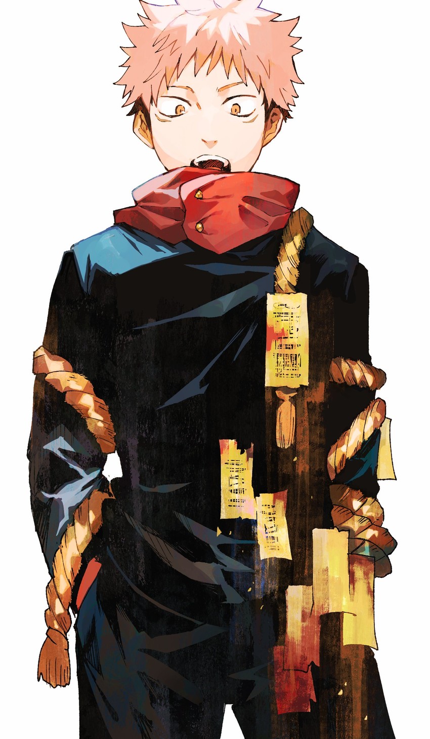 itadori yuuji (jujutsu kaisen) drawn by newo_(shinra-p)