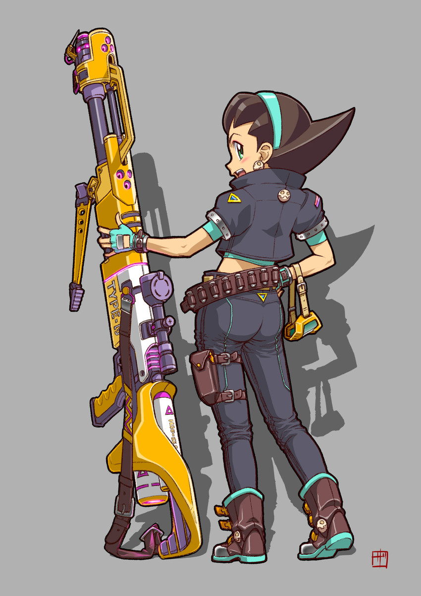 tron bonne (mega man and 1 more) drawn by zap