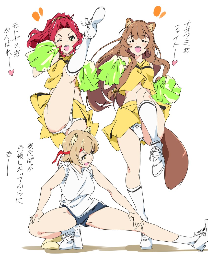 raphtalia, malty s melromarc, and rifana (tate no yuusha no nariagari) drawn by umanosuke