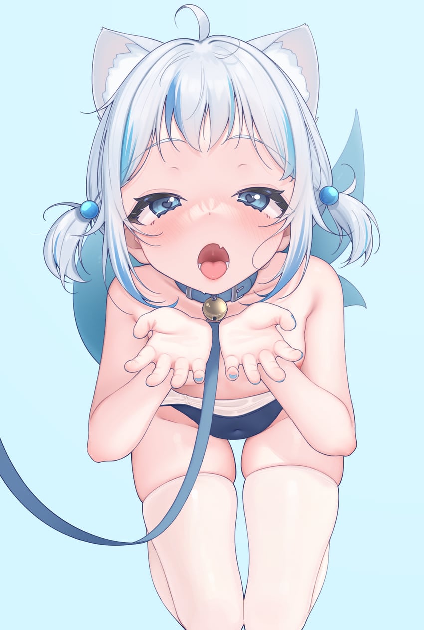 gawr gura (hololive and 1 more) drawn by lucasyecla99