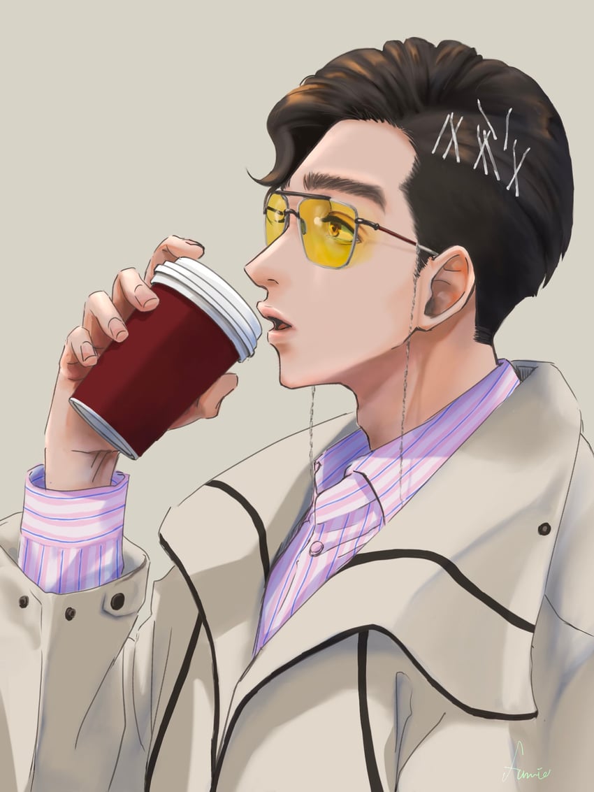 karizaki george (kamen rider and 1 more) drawn by fumi_giza