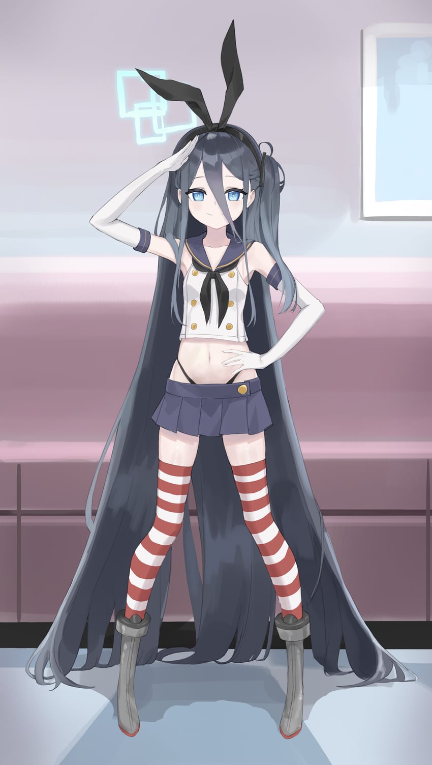 shimakaze and aris (kantai collection and 1 more) drawn by axax_toast