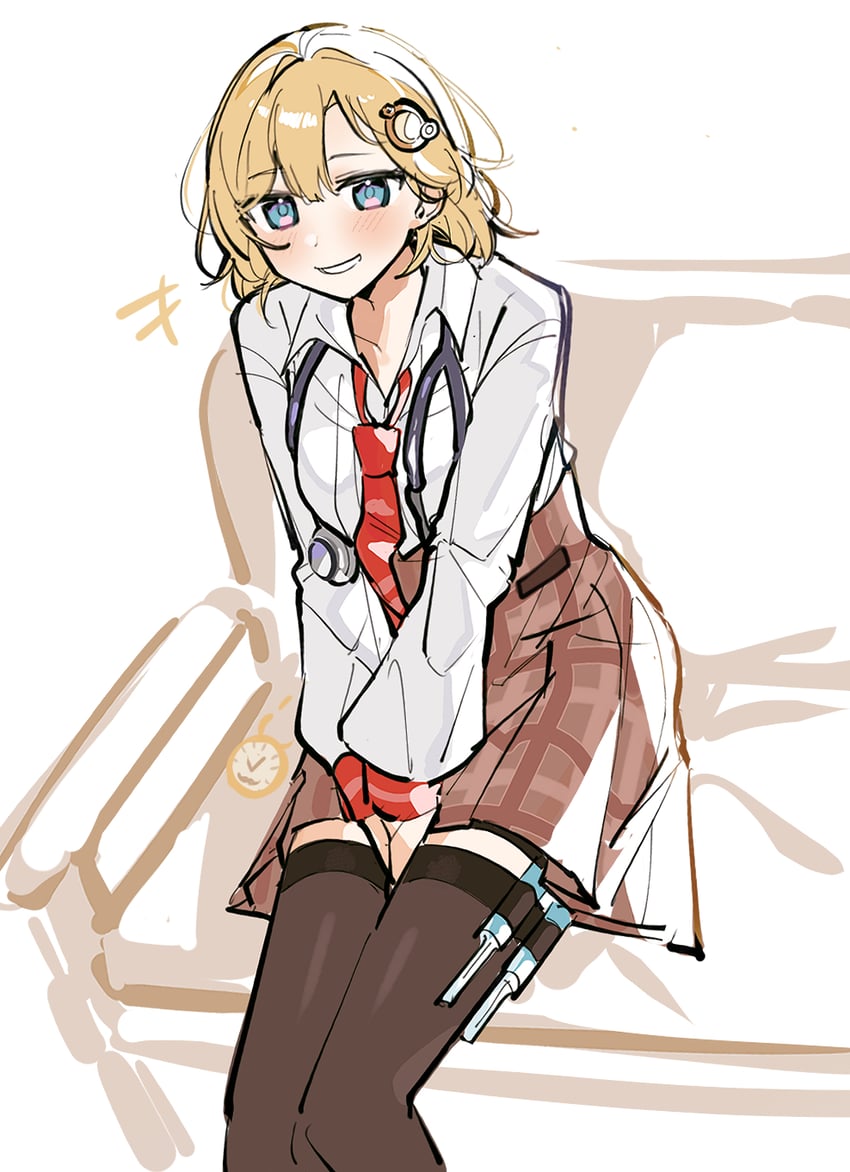 watson amelia (hololive and 1 more) drawn by emne