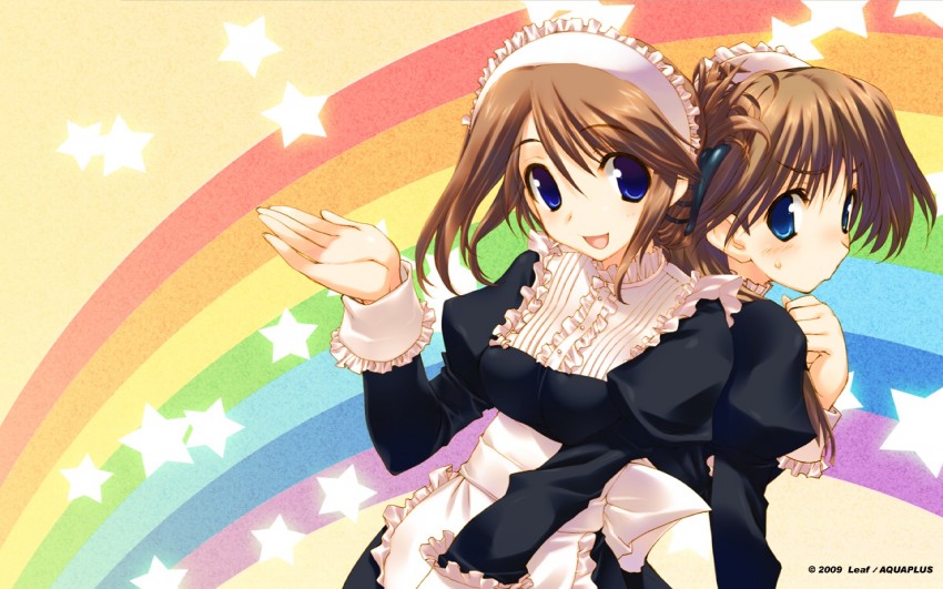 komaki manaka and komaki ikuno (to heart and 1 more) drawn by amazuyu_tatsuki