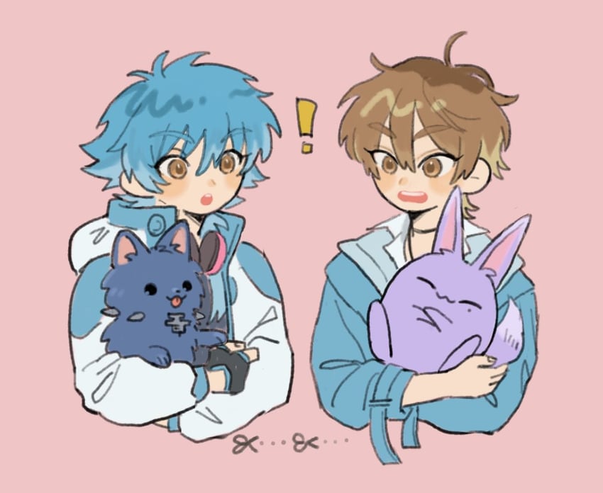 seragaki aoba, eiden, kuya, and ren (nu carnival and 1 more) drawn by ch0kkin_tona