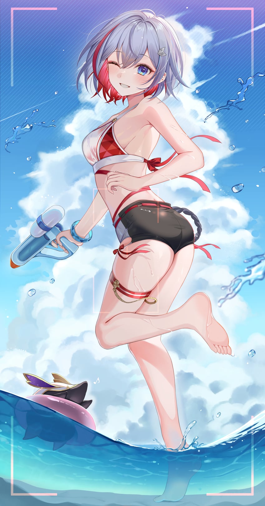 topaz, trotter, and numby (honkai and 1 more) drawn by ion_(on01e)