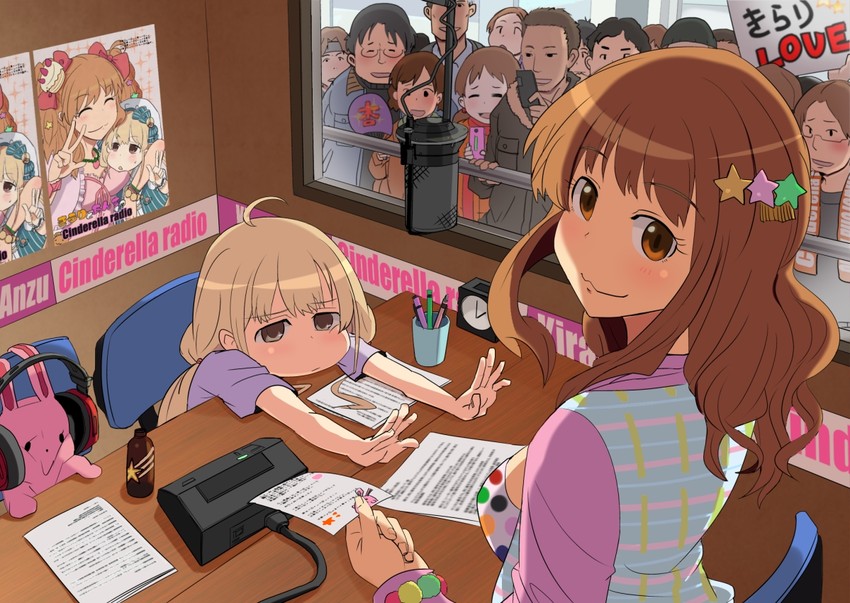 futaba anzu and moroboshi kirari (idolmaster and 1 more) drawn by chiyomi