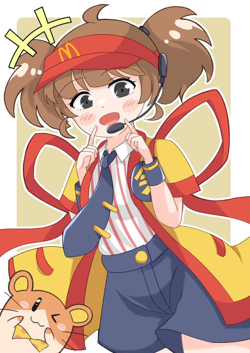 imadake dabuchi tabemi and imadake dabuchi tabesuke (mcdonald's) drawn by tomaton