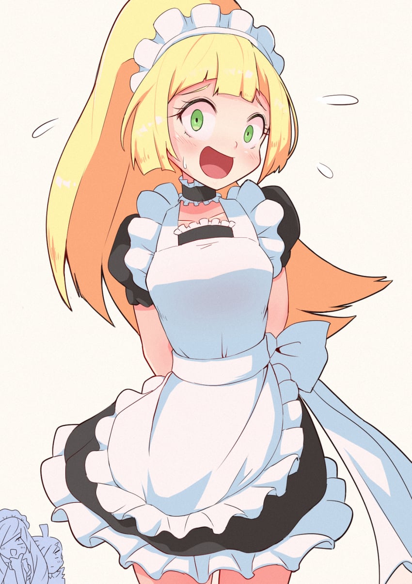 lillie, lusamine, and gladion (pokemon and 1 more) drawn by kurachi_mizuki