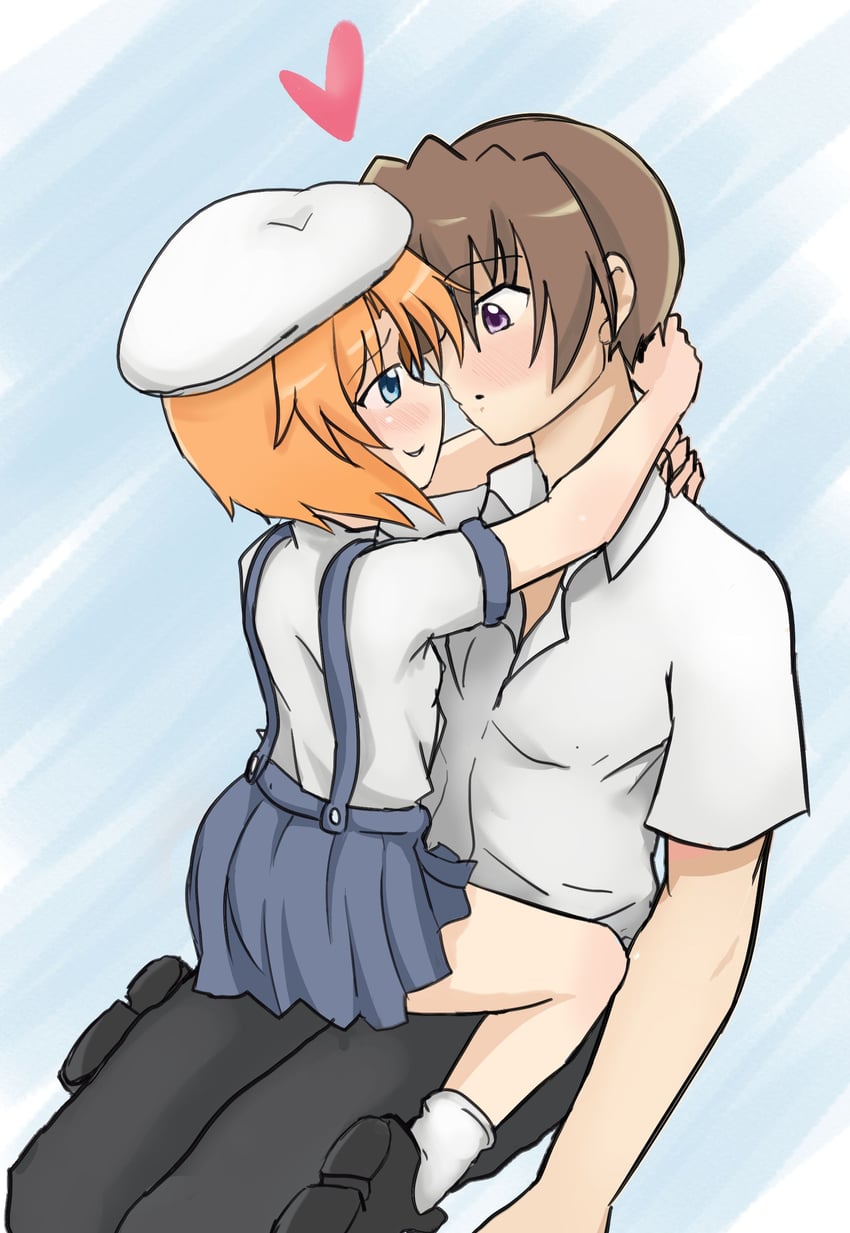 ryuuguu rena and maebara keiichi (higurashi no naku koro ni) drawn by drawskeiichi