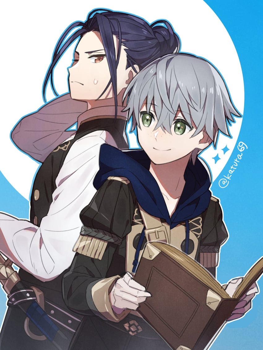 felix hugo fraldarius and ashe ubert (fire emblem and 1 more) drawn by katsura_ichiho