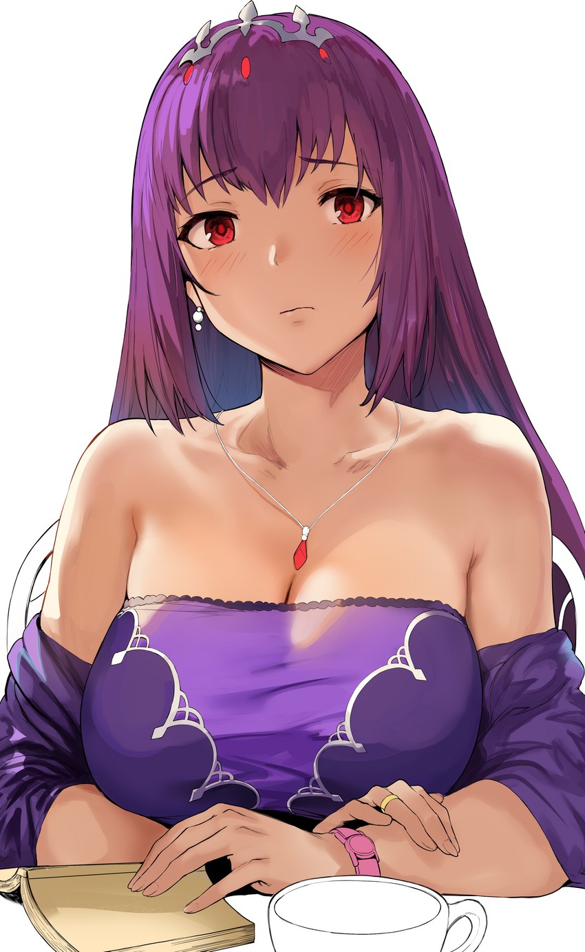 scathach and scathach skadi (fate and 1 more) drawn by hews