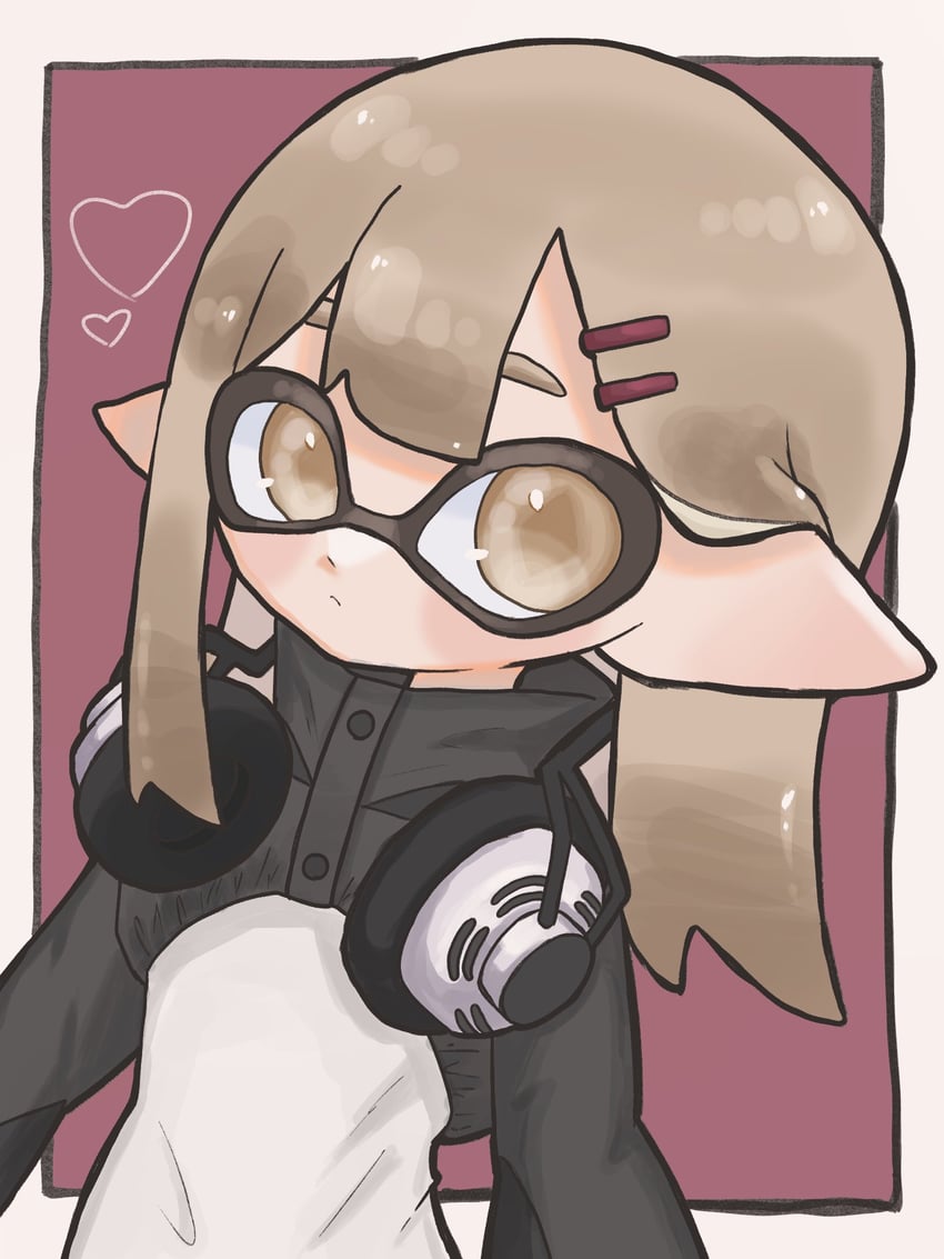 inkling player character and inkling girl (splatoon) drawn by mina_p