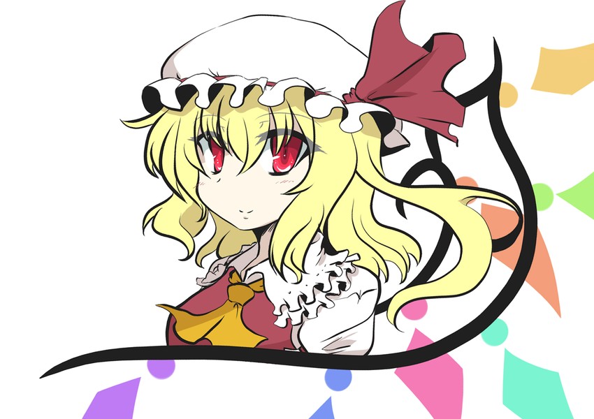 flandre scarlet (touhou) drawn by goma_(gomasamune)