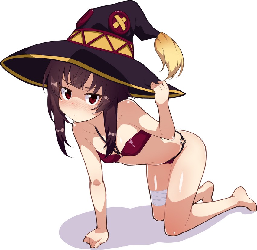 megumin (kono subarashii sekai ni shukufuku wo!) drawn by homura_shinji