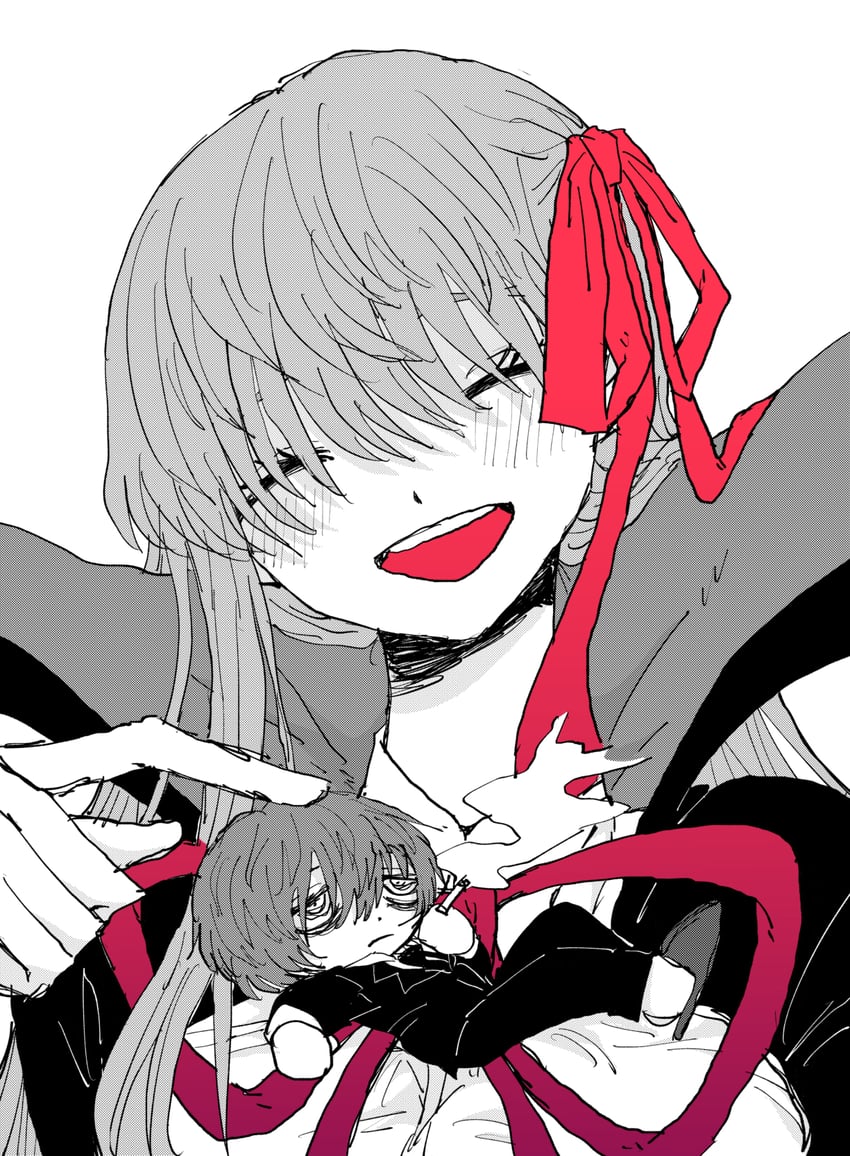bb and hitomi hirosuke (fate and 3 more) drawn by fujimi_mio