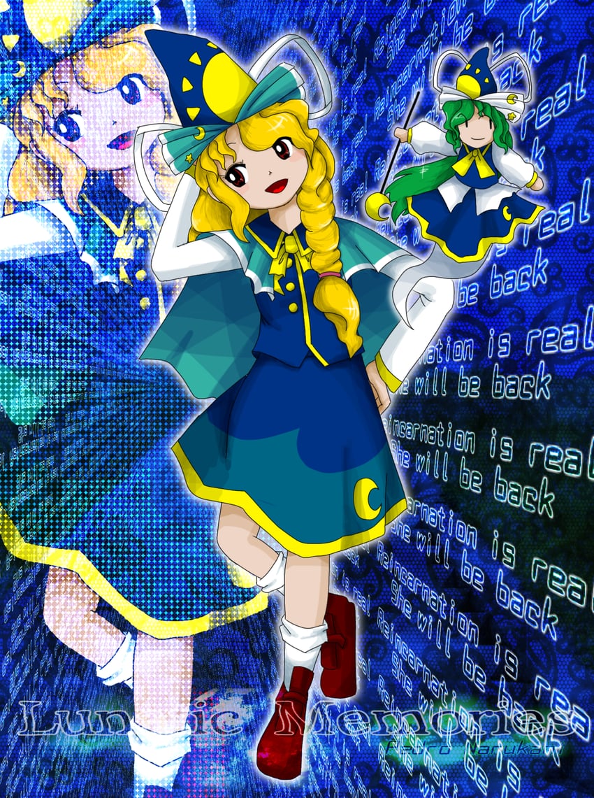 kirisame marisa and mima (touhou and 1 more) drawn by yunarukami