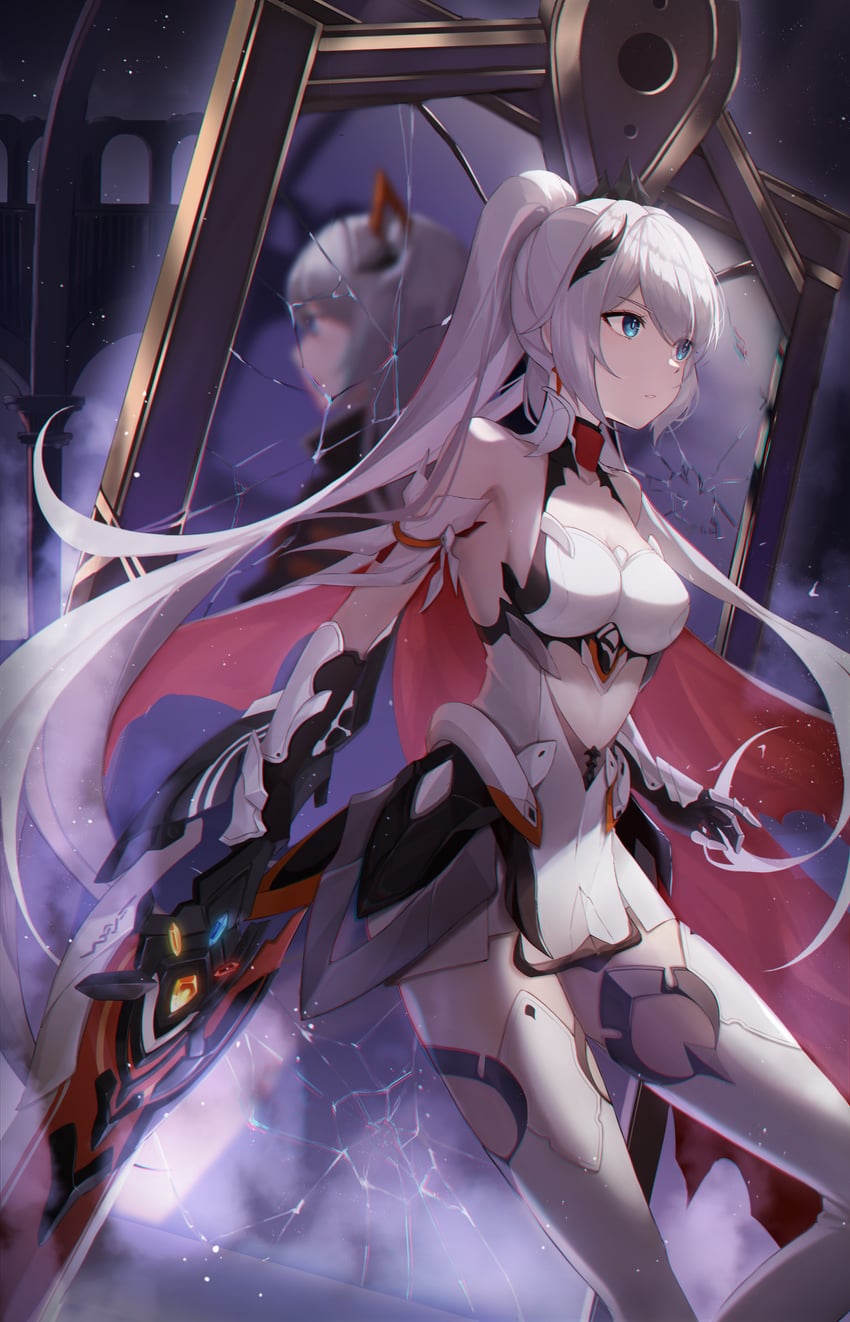 kiana kaslana (honkai and 1 more) drawn by flare_ghkdus