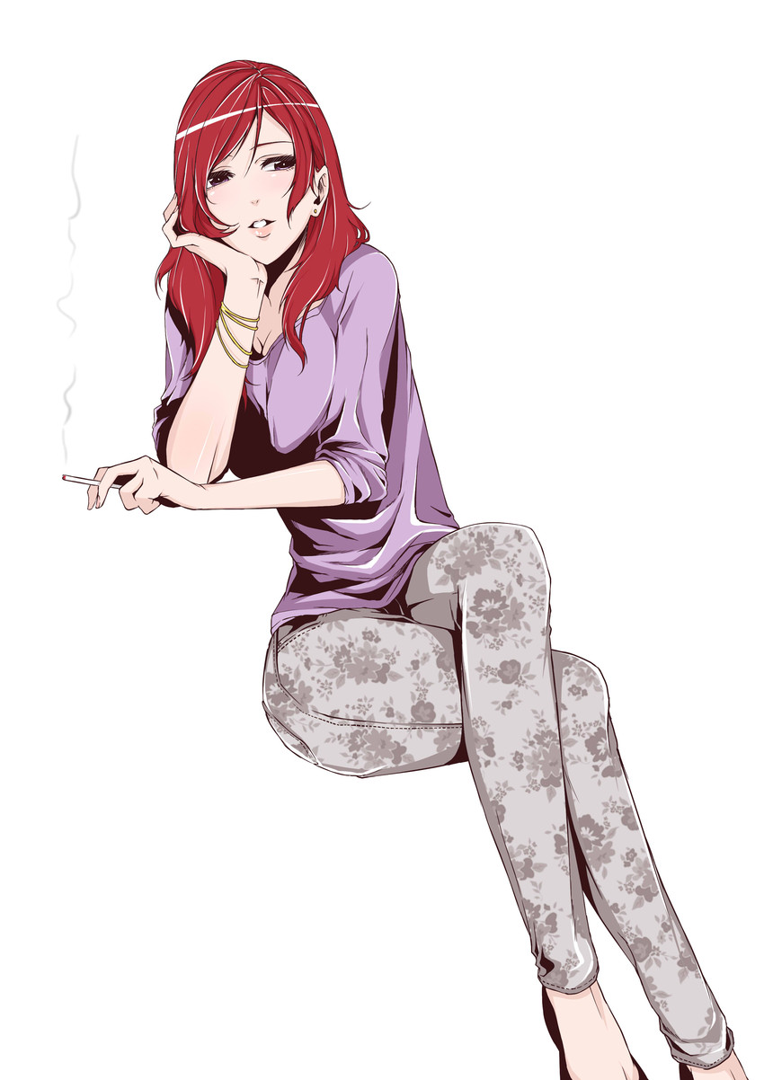 nishikino maki (love live! and 1 more) drawn by vice_(kuronekohadokoheiku)