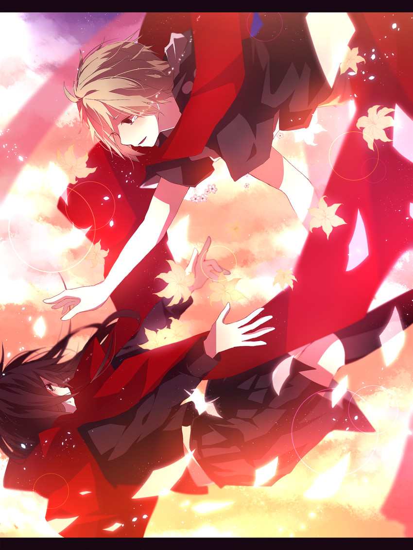 tateyama ayano and kano shuuya (kagerou project) drawn by mikanururu