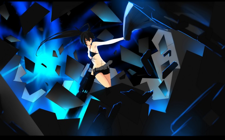 black rock shooter (black rock shooter) drawn by tan_(carbon)