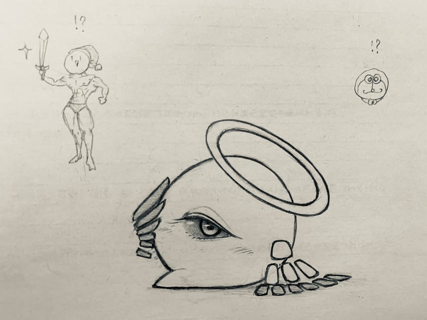 kirby, doraemon, zero two, and sword kirby (kirby and 2 more) drawn by 5health