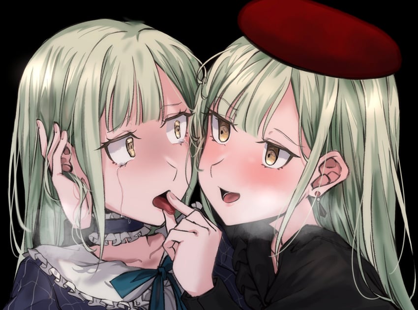wakaba mutsumi and mortis (bang dream! and 1 more) drawn by extreme_yuri_buta
