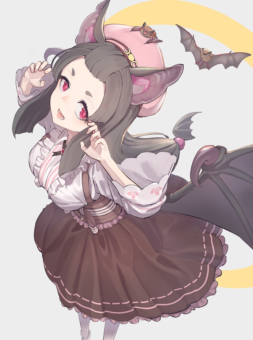 fraternal myotis (kemono friends and 1 more) drawn by don3