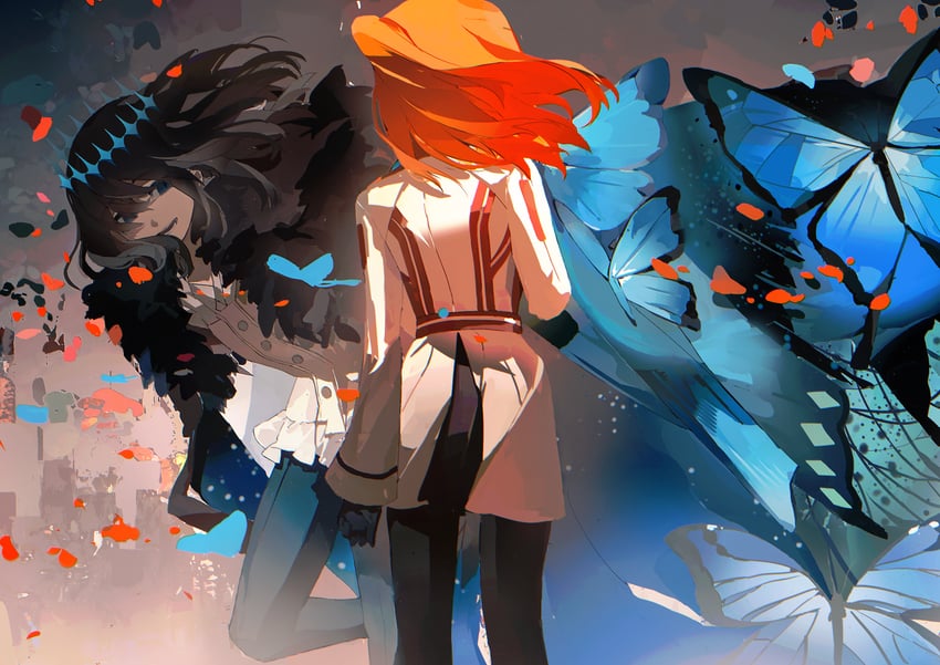 fujimaru ritsuka and oberon (fate and 1 more) drawn by av4399