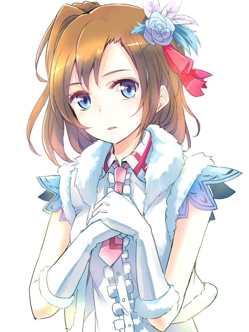 kosaka honoka (love live! and 1 more) drawn by hanamuke