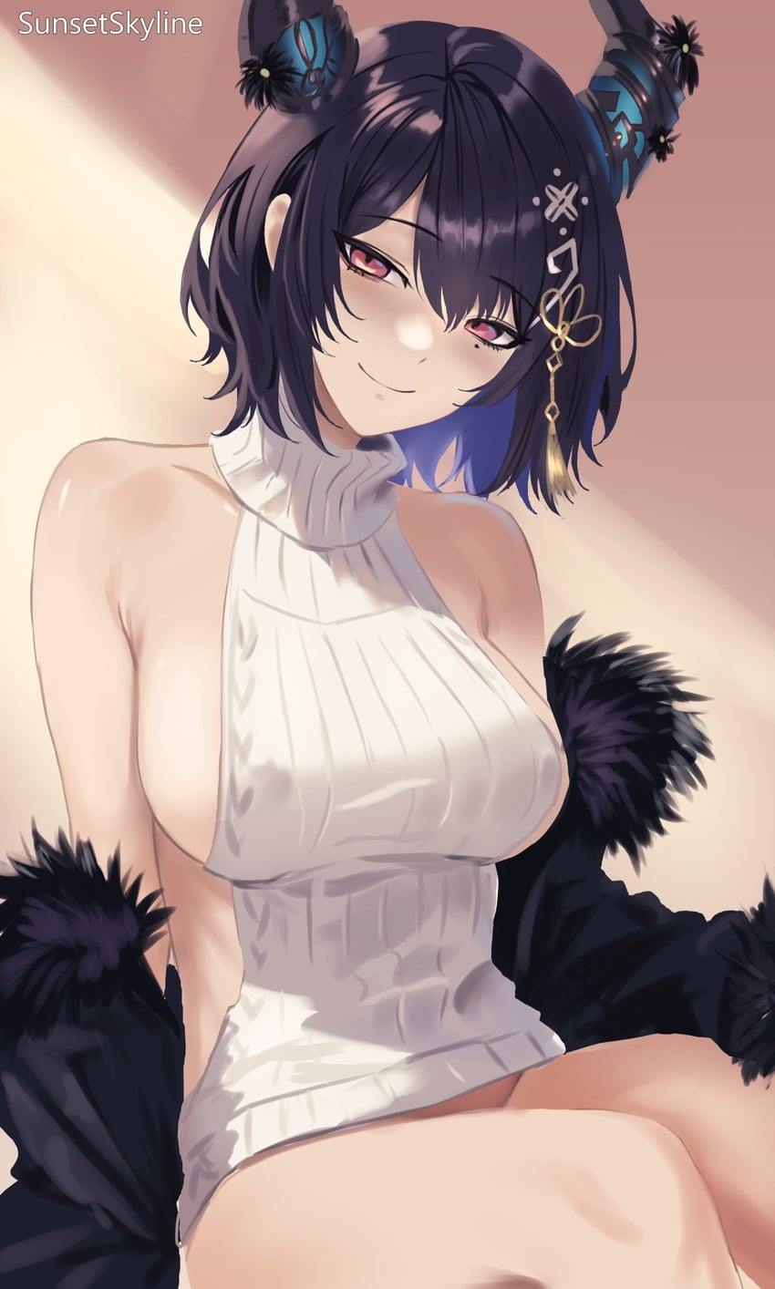 nerissa ravencroft (hololive and 1 more) drawn by sunsetskyline