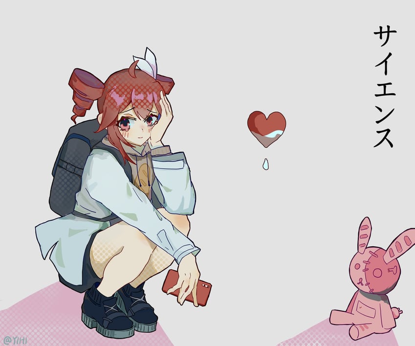 kasane teto (utau and 2 more) drawn by yihi