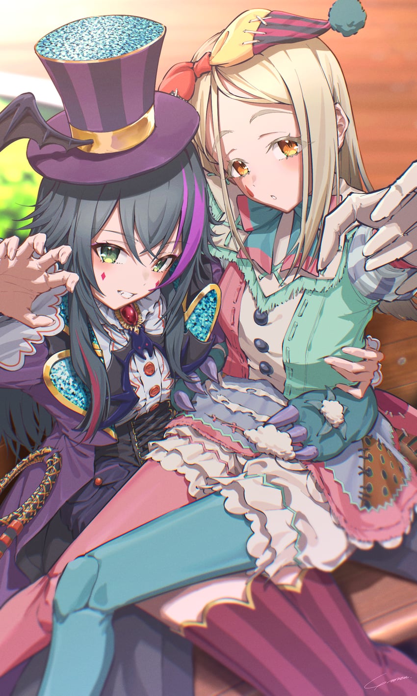 shinosawa hiro and tsukimura temari (idolmaster and 1 more) drawn by yo_na