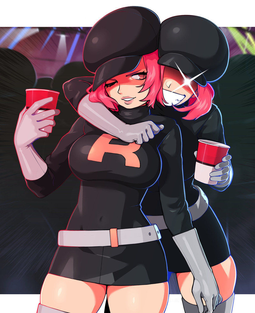 team rocket grunt (pokemon and 1 more) drawn by sexynomicon