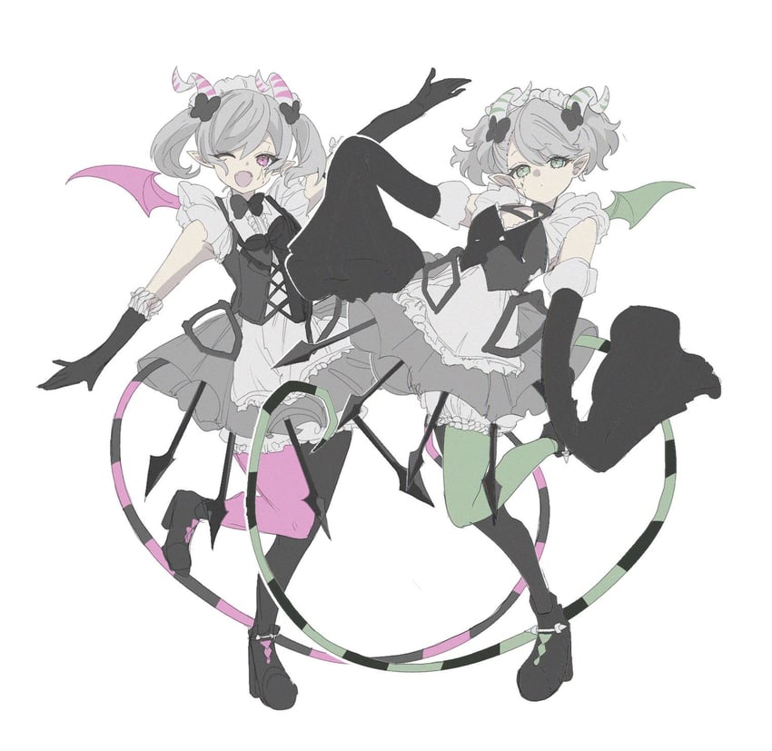 arianna the labrynth servant and arianne the labrynth servant (yu-gi-oh!) drawn by toba_(toba_game)