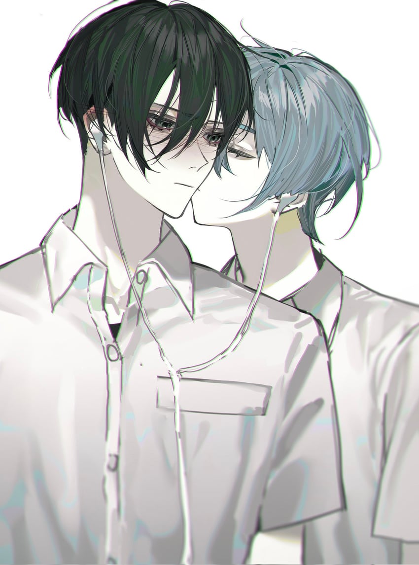 itoshi rin and you hiori (blue lock) drawn by miyu_(shiyemiyu)