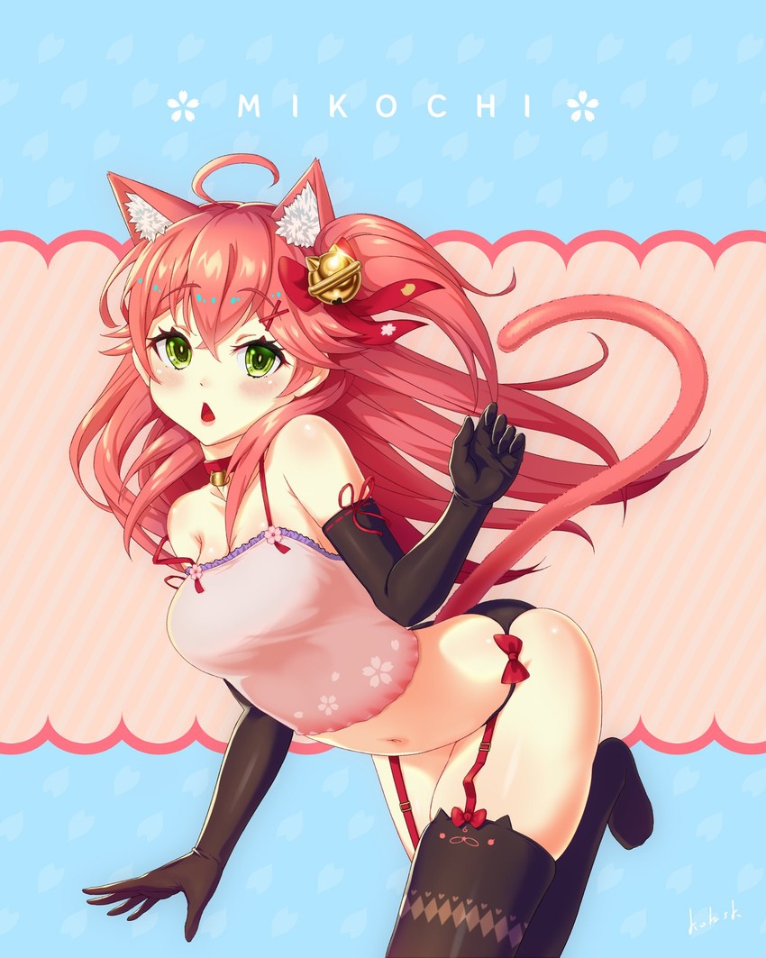 sakura miko and 35p (hololive) drawn by ko_sk_08