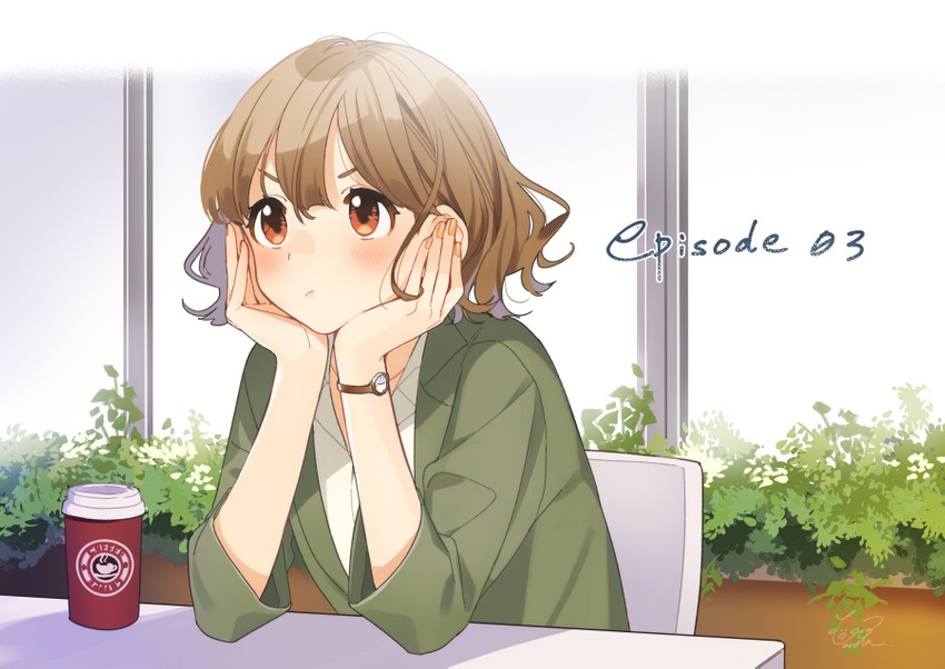 mishima yuzuha (hige wo soru. soshite joshikousei wo hirou.) drawn by booota