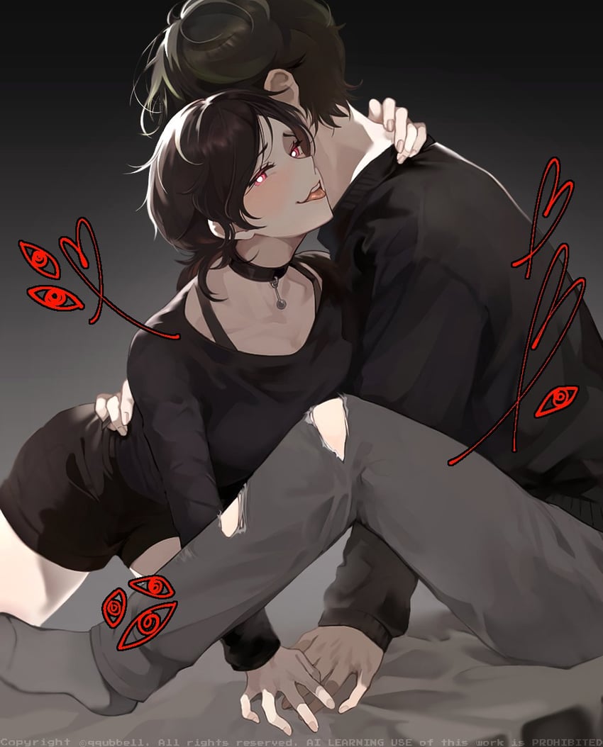 ashley graves and andrew graves (the coffin of andy and leyley) drawn by qqubbell