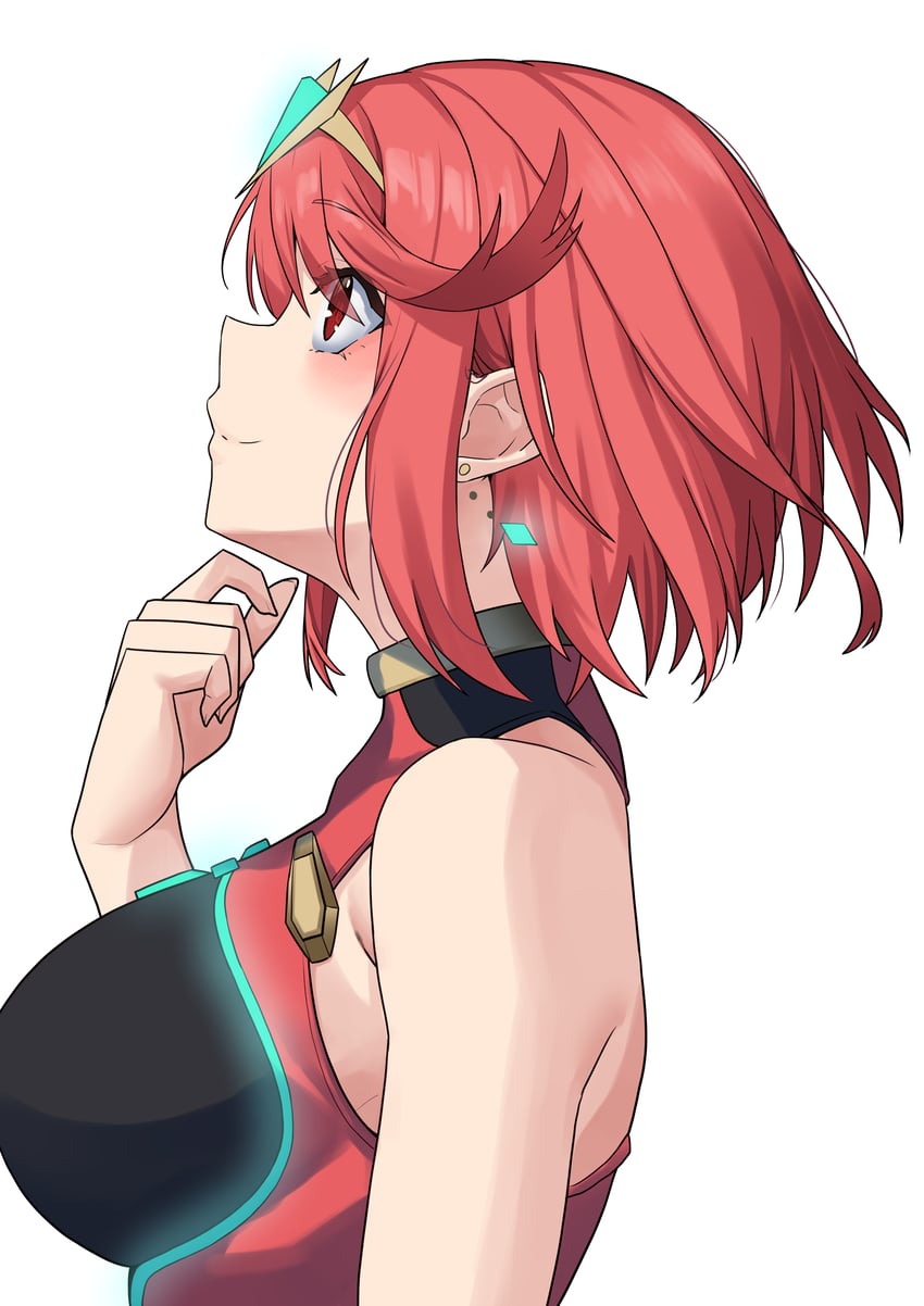 pyra (xenoblade chronicles and 1 more) drawn by slope_(check238)