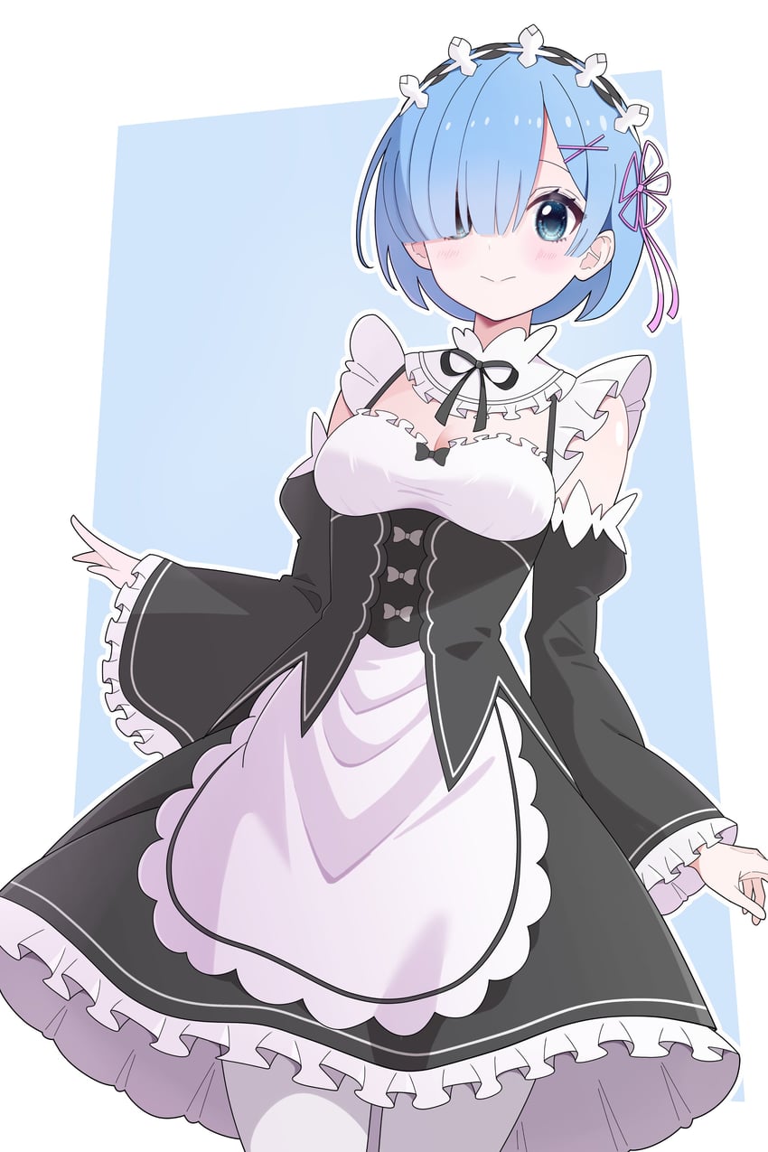 rem (re:zero kara hajimeru isekai seikatsu) drawn by odorukaminoke