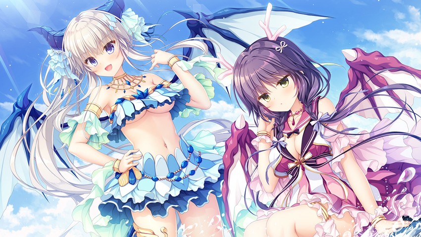 iris and sango (drapri guu-ta-life 2) drawn by takano_yuki_(allegro_mistic)