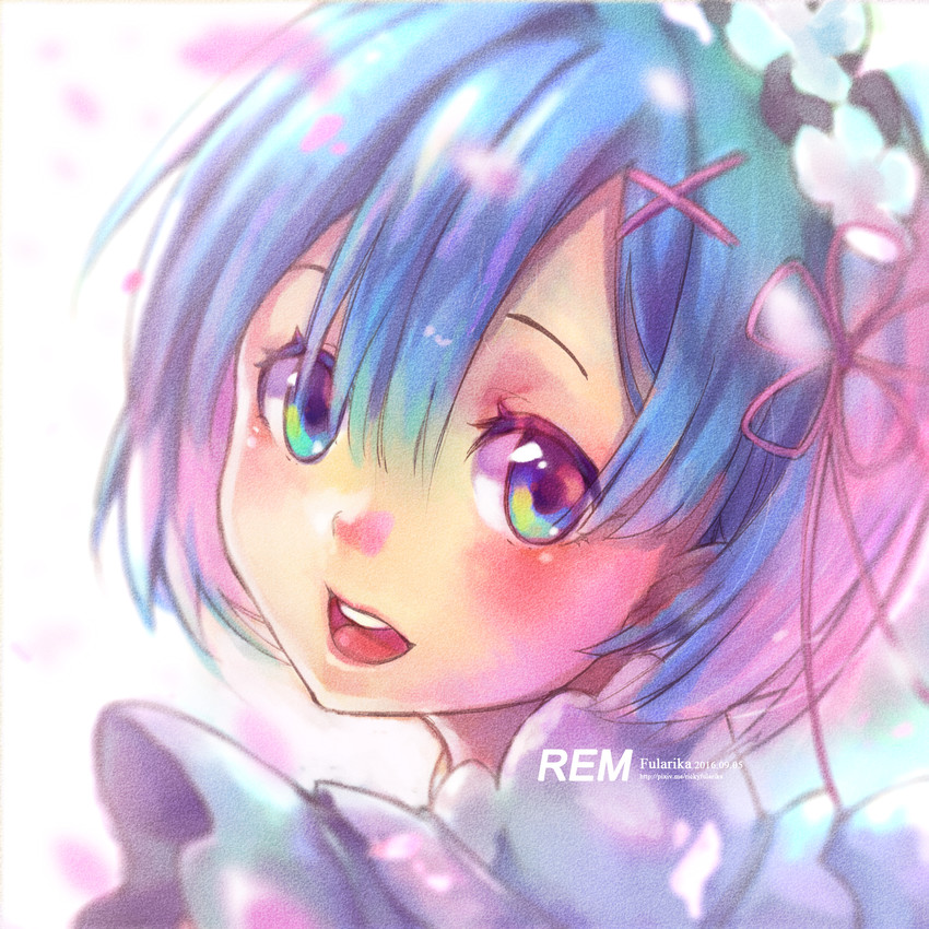 rem (re:zero kara hajimeru isekai seikatsu) drawn by fularika