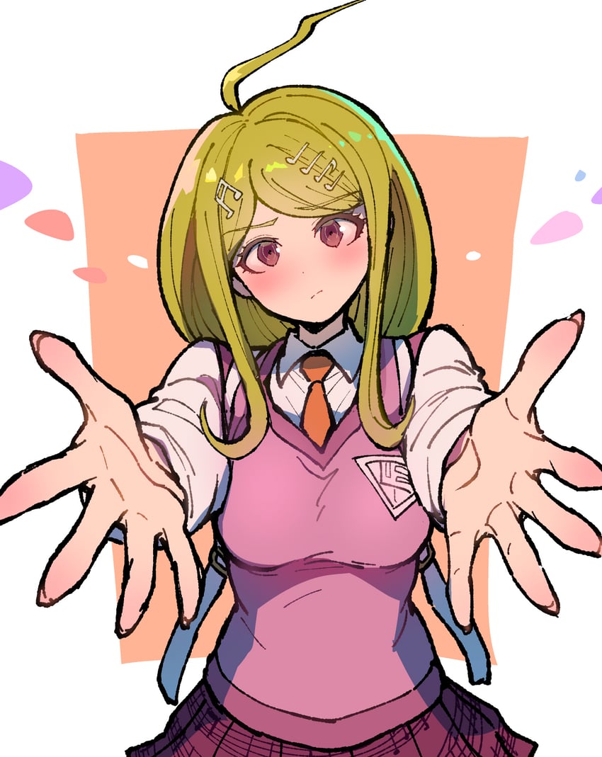 akamatsu kaede (danganronpa and 1 more) drawn by youko-shima