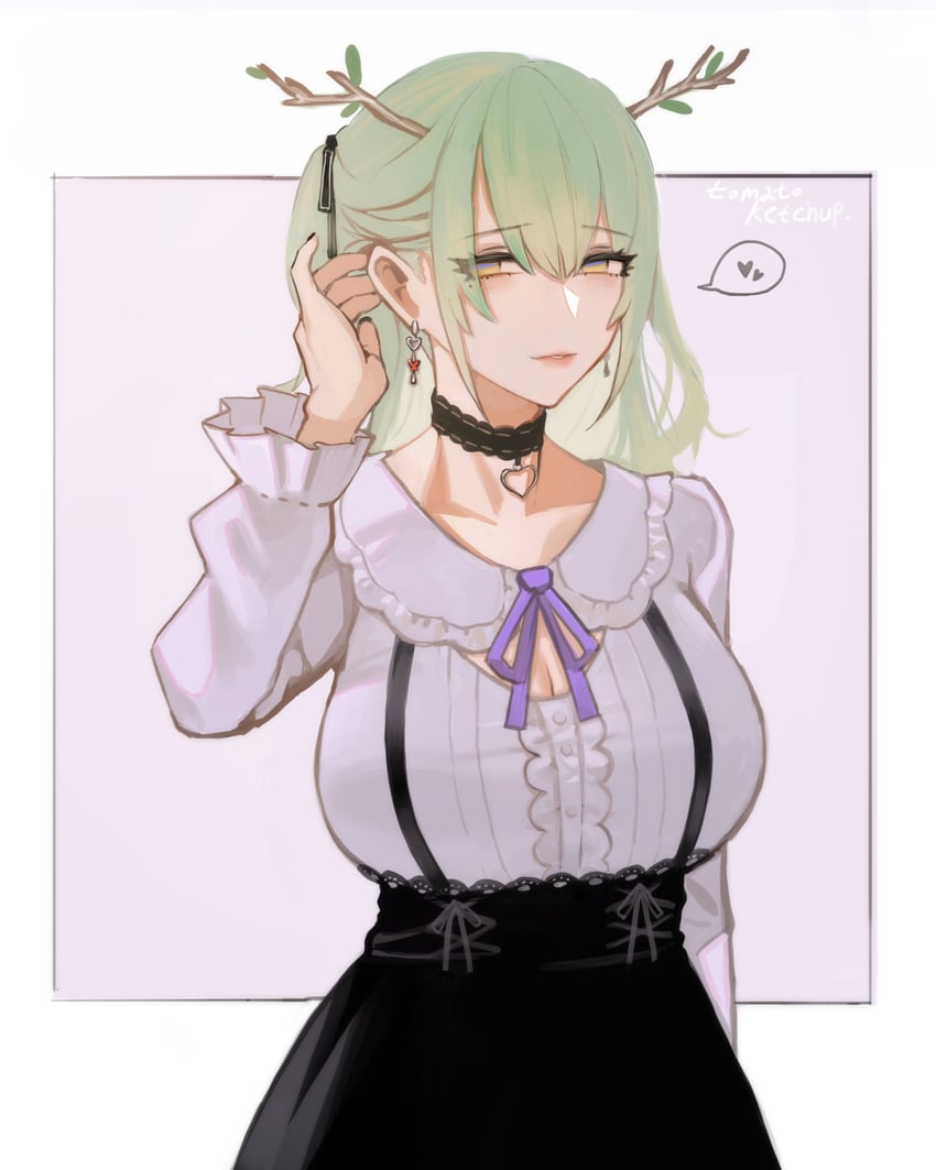 ceres fauna (hololive and 1 more) drawn by tomatoketchup96