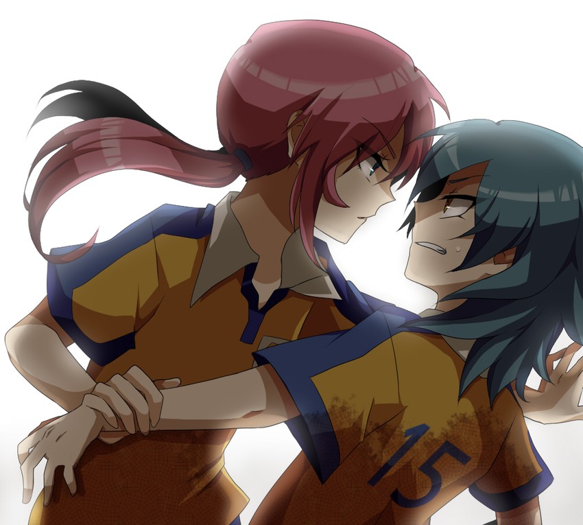 kirino ranmaru and kariya masaki (inazuma eleven and 1 more) drawn by kamio_an