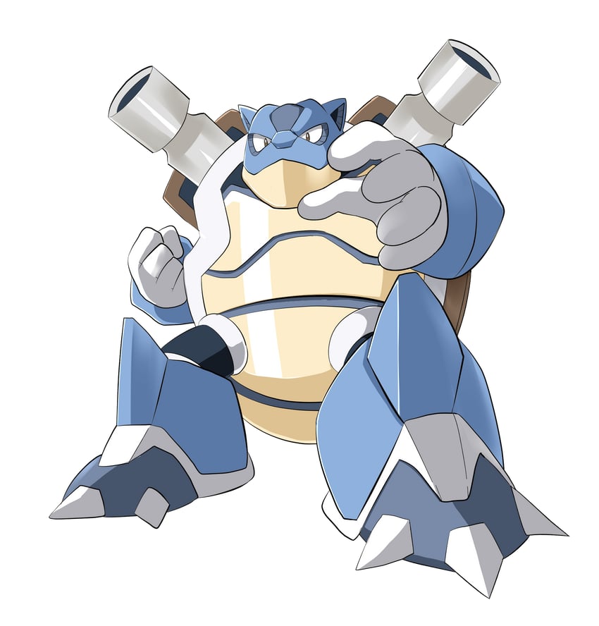 blastoise (pokemon and 2 more) drawn by spray_poka