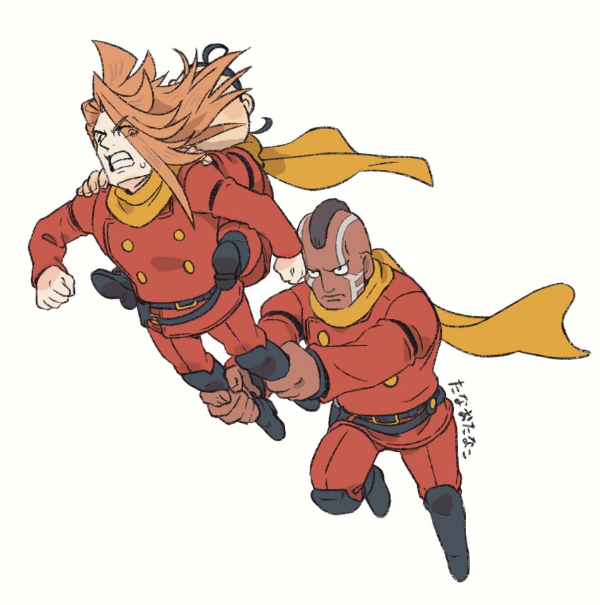 jet link, geronimo jr, and chang changku (cyborg 009) drawn by tanaotanako