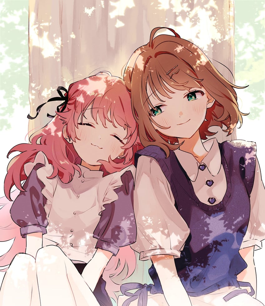 kagari mimi and totsuki shiina (kimi ga shinu made koi wo shitai) drawn by aono_nachi