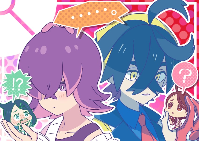 kieran, juliana, liko, and dot (pokemon and 2 more) drawn by comb36go